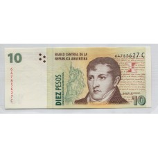 ARGENTINA COL. 774a BILLETE DE $ 10 SIN CIRCULAR UNC